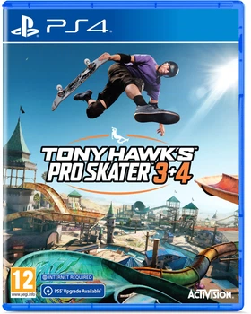 Игра Tony Hawk Pro Skater 3+4 для PS4 (Blu-ray диск)