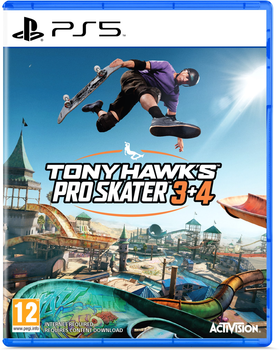 Гра Tony Hawk Pro Skater 3+4 для PS5 (Blu-ray диск)