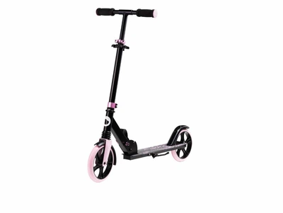 Детский самокат Lionelo Luca BLACK CARBON PINK