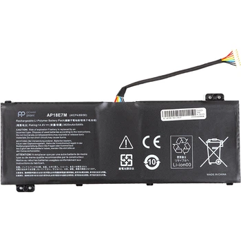 Аккумулятор PowerPlant для ноутбуков ACER Aspire 7 A715-74 (AP18E7M) 14.8V 3620mAh