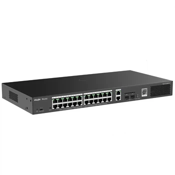 Коммутатор 28-портовый управляемый Ruijie Reyee RG-ES228GS-P POE 56 Гбит/с Черный (99-00018552)