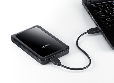 Зовнішній жорсткий диск PHD External 2.5'' Apacer USB 3.1 AC532 1TB Black (AP1TBAC532B-1)