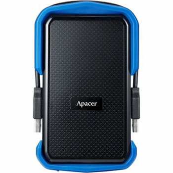 Зовнішній жорсткий диск PHD External 2.5'' Apacer USB 3.1 AC631 1TB Black/Blue (color box) (AP1TBAC631U-1)