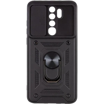 Протиударний броньований чохол із захистом камери для Xiaomi Redmi Note 8 Pro Armor Case Keysion black