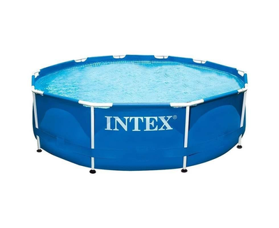 Бассейн семейный каркасный круглый Intex 28200 305х305х76 см на 4485 л синий