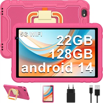 Планшет 10.1" Juedur R500 6+16/128GB 8 ядер Android 14 8000mAh Pink