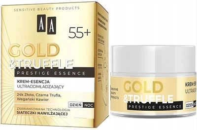 Крем-эссенция для зрелой кожи 55+ - AA Gold & Truffle Prestige Essence 55+ 50ml (1378619-25656325)