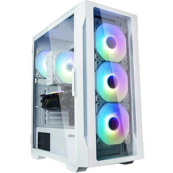 Корпус Zalman I3 Neo TG без БЖ 1xUSB3.0 2xUSB2.0 4x120mm RGB fans TG Side/Front Panel ATX білий