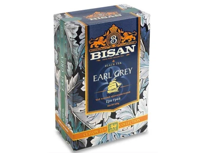 Чай фасований чорний BISAN 100г Граф Грей РЕКОЕ