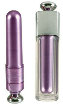 Вибромассажер в форме помады Discreet Intimates Massager цвет фиолетовый (12430017000000000)