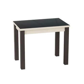 Стол трансформер Dinner Glass 900x750x600 Гикори Рокфорд Светлый /графит стекло (GATB16060600202)