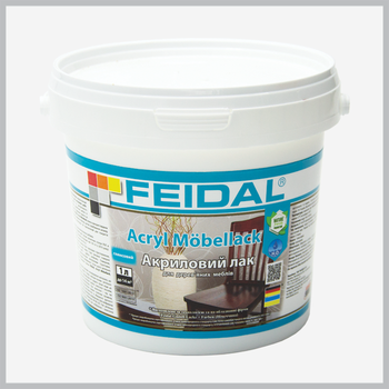 Акриловый мебельный лак глянцевый Acryl Möbellack Feidal 1л