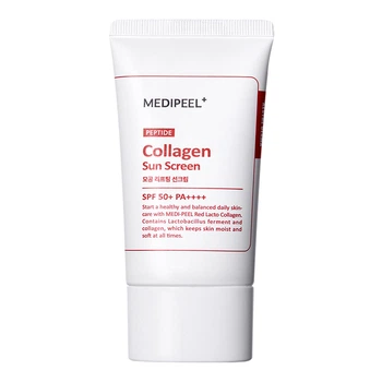 Солнцезащитный крем для лица сужающий поры Red Lacto Collagen Pore Lifting Sun Cream MEDI-PEEL 50 мл 8809941823189