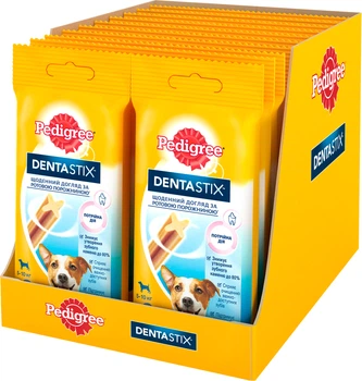 Упаковка Ласощі для собак Pedigree Denta Stix для чищення зубів 18 шт по 45 г (5998749106884)