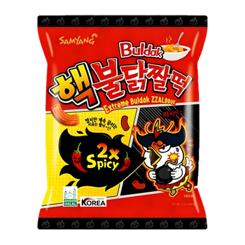 Снеки Samyang Chicken flavor Zzaldduk Spicy x2 80g