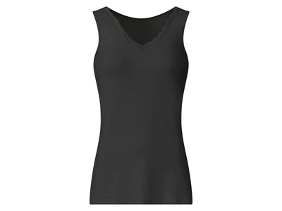Майка бельевая с широкими бретелями для женщины Esmara LYCRA® 497156 M Черный