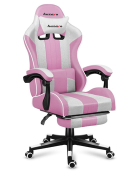 Игровое кресло компьютерное Huzaro Force 4.7 Pink Mesh Тканевая обивка