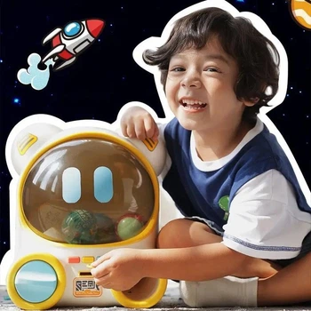 Развивающий мини игровой автомат с игрушками "Космо Робот", Детский интерактивный робот с игрушками