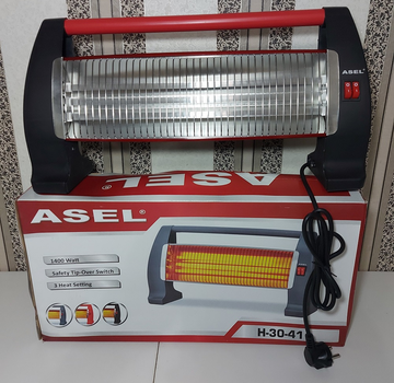 Обогреватель инфракрасный Asel H 30-41 (1400 Вт, 3 спирали, защита от опрокидывания) Турция