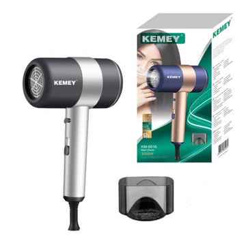 Фен для волос KEMEI KM-8016 мощность 1600 вт 3 температурных режима