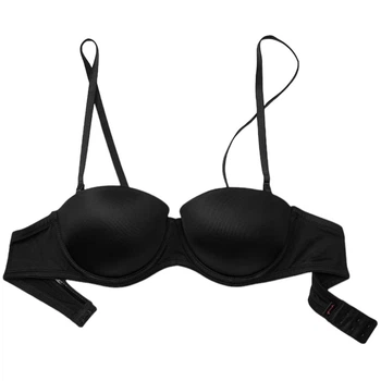 Бюстгальтер PINK Victoria’s Secret Strapless Push-Up Bra 75B Черный