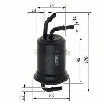 Паливний фільтр Bosch (F 026 403 012)