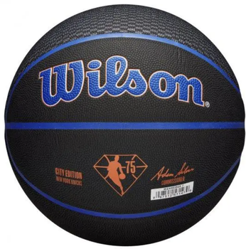 Баскетбольный мяч Wilson NBA Team New York, размер 7, синтетическая кожа.(OB_72C3C830E8F9)