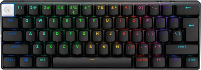 Клавіатура Logitech G PRO X 60 TKL GX Optical Tactile (920-011911) Wireless Black