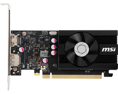 Відеокарта MSI GT 1030 4Gb Silent LP OC (GT 1030 4GHD4 LP OC) (GDDR4, 64 bit, PCI-E 3.0 x16)