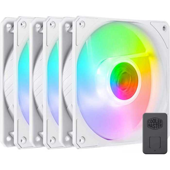 Вентилятор Cooler Master SickleFlow 120 ARGB White Edition 3 шт (MFX-B2DW-183PA-R1)