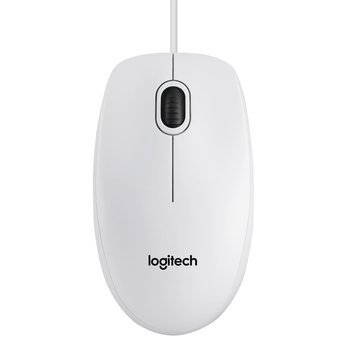 Миша Logitech B100 USB White (910-003360)