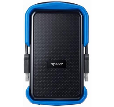 Зовнішній HDD накопичувач Apacer 1Tb AC631 Black-Blue USB (AP1TBAC631U-1)