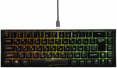 Клавіатура 2E GAMING KG360 RGB Black (2E-KG360UBK)