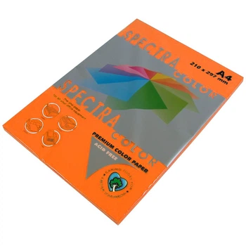 Бумага Spectra Color А4 80 г/м² 100 листов оранжевая высокой насыщенности 240