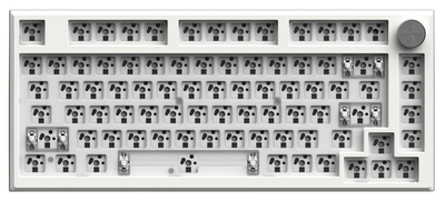 Клавіатура FL ESPORTS DIY-barebone MK750 White Three-Mode (MK750-4247)