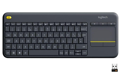 Клавіатура Logitech K400 Plus Wireless UA Black (920-007145)