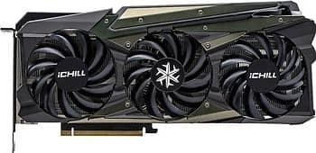 Видеокарта Inno3D RTX 3080 10Gb ICHILL X4 (M30804-106X-1810VA36) (GDDR6X, 320 bit, PCI-E v4.0 x16) Б/у