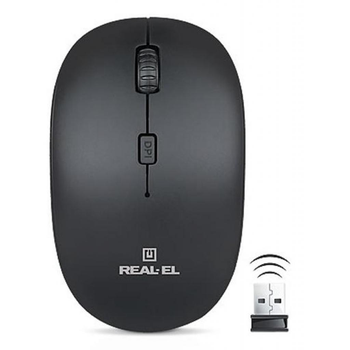 Миша Real-EL RM-301 black (RM-301 black)