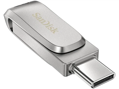 Флеш-накопитель Sandisk Flash USB 3.1 Ultra Dual Luxe Type-C 128Gb (150 Mb/s) (SDDDC4-128G-G46)
