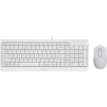 Комплект (Клавиатура и мышь) A4Tech F1512 Fstyler USB White (F1512 (White))