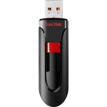Флеш-накопичувач Sandisk USB 2.0 Cruzer Glide 256Gb Black/Red (SDCZ60-256G-B35)