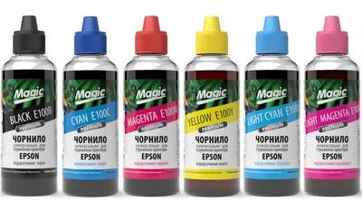 Комплект чернил универсальных для принтеров Epson 6*100 Magic (Premium ,BAYER, Германия)