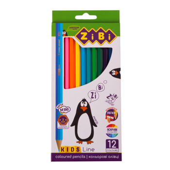 Олівці кольорові KIDS Line 12 кольорів ZB.2414