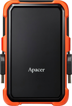 Зовнішній HDD накопичувач Apacer 1Tb AC630 Black-Orange (AP1TBAC630T-1)