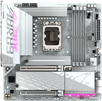 Материнская плата Gigabyte B860M AORUS ELITE WIFI6E ICE (s1851, Intel B860, PCI-Ex16)