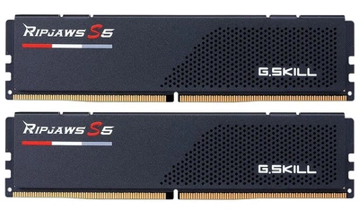 Модуль памяти G.Skill DDR5 32GB (2x16) Ripjaws S5 6000MHz Black Intel XMP (F5-6000J3648D16GX2-RS5K)