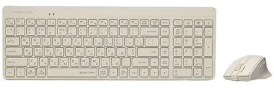 Комплект (Клавіатура та миша) A4Tech FG2400 Air Wireless Beige (FG2400 Air (Beige))
