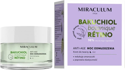 Крем ночной Miraculum Bakuchiol Botanique Retino Активное омоложение 50 мл (5900793046498)