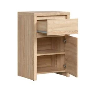 Комод Каспиан BRW (Black Red White) KOM1D1SP Дуб сонома 49х41х77 см