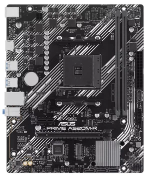 Материнская плата ASUS PRIME A520M-R (PRIME A520M-R) (Socket AM4, AMD A520, Micro-ATX)
